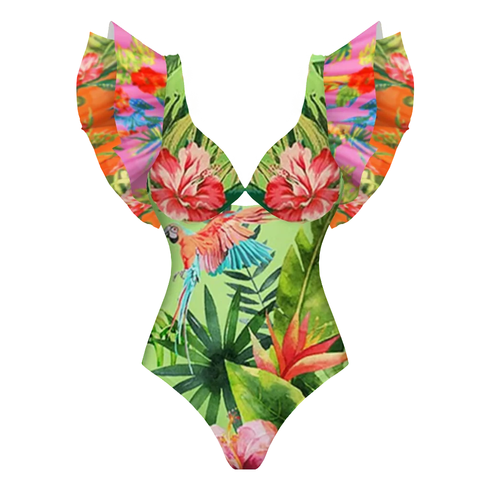 Inspired Bathing Suit With a Contemporary Edge