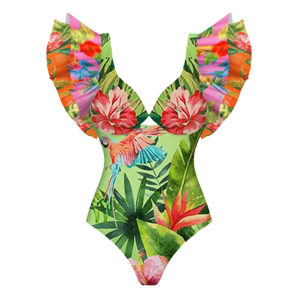 Inspired Bathing Suit With a Contemporary Edge