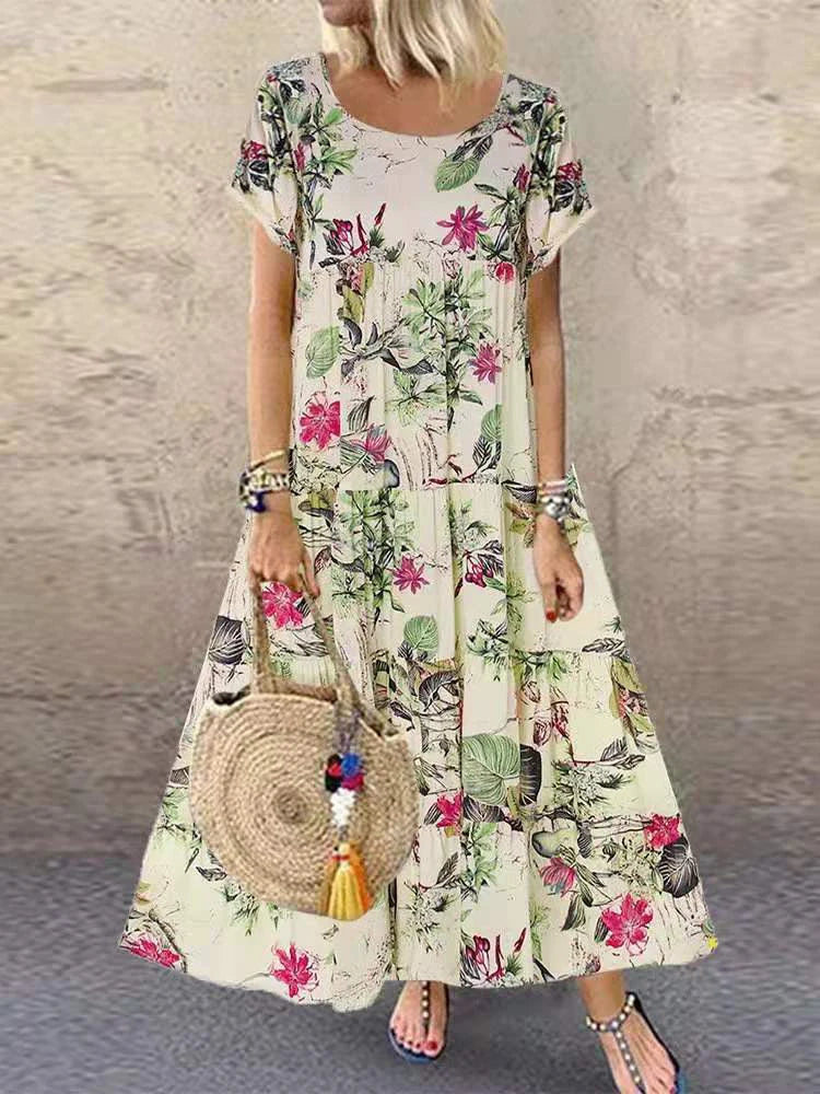 LM | Modern and fashionable summer dress