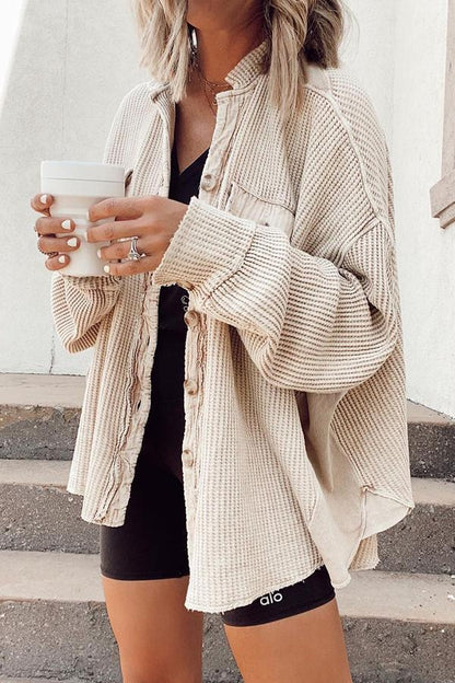 LM | casual knitted summer coat