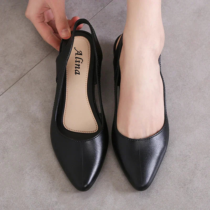 LM | Elegant slingback flats