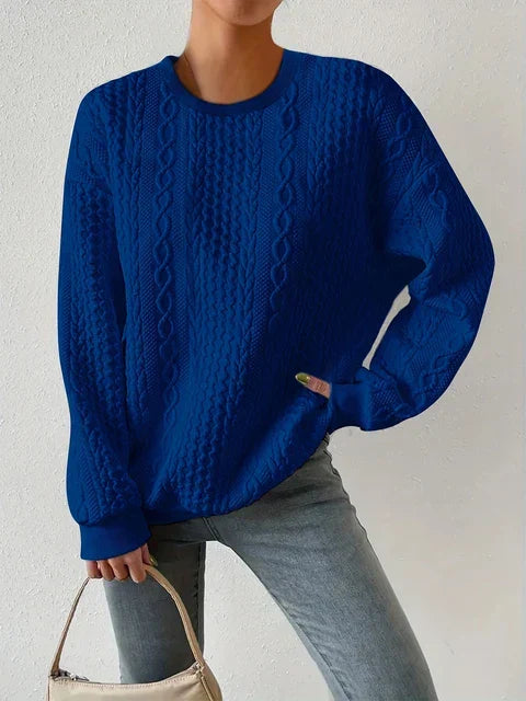 LM | Round neck sweatshirt with long sleeves