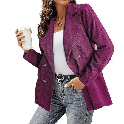 LM | VioletBlazer I Monochrome blazer for women