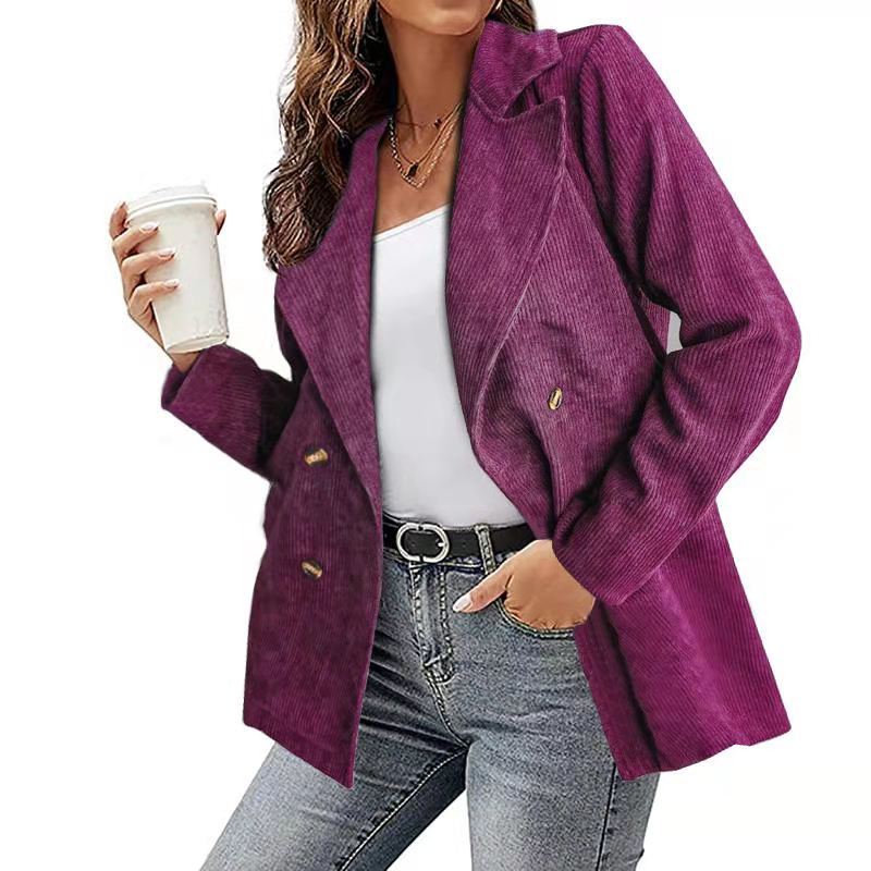 LM | VioletBlazer I Monochrome blazer for women