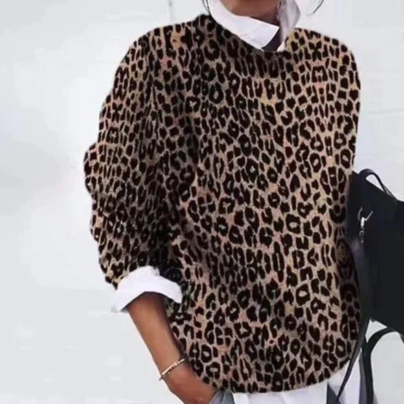 LM | Elegant sweater with print