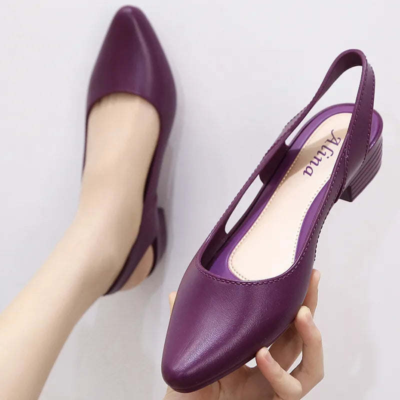 LM | Elegant slingback flats