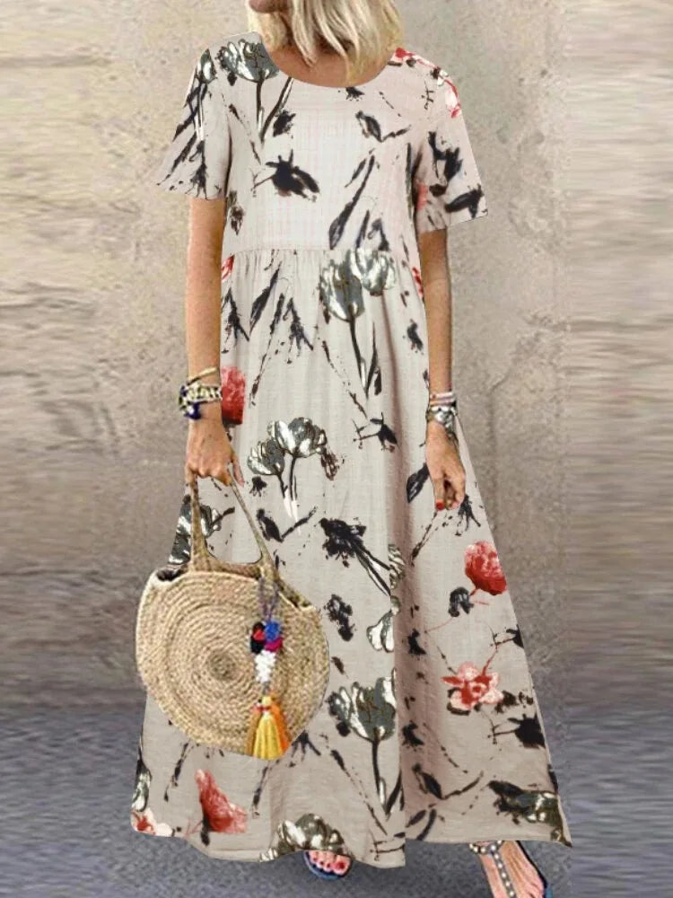 LM | Modern and fashionable summer dress