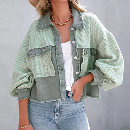 LM | NomiesJacket I Jacket with puff sleeves for women