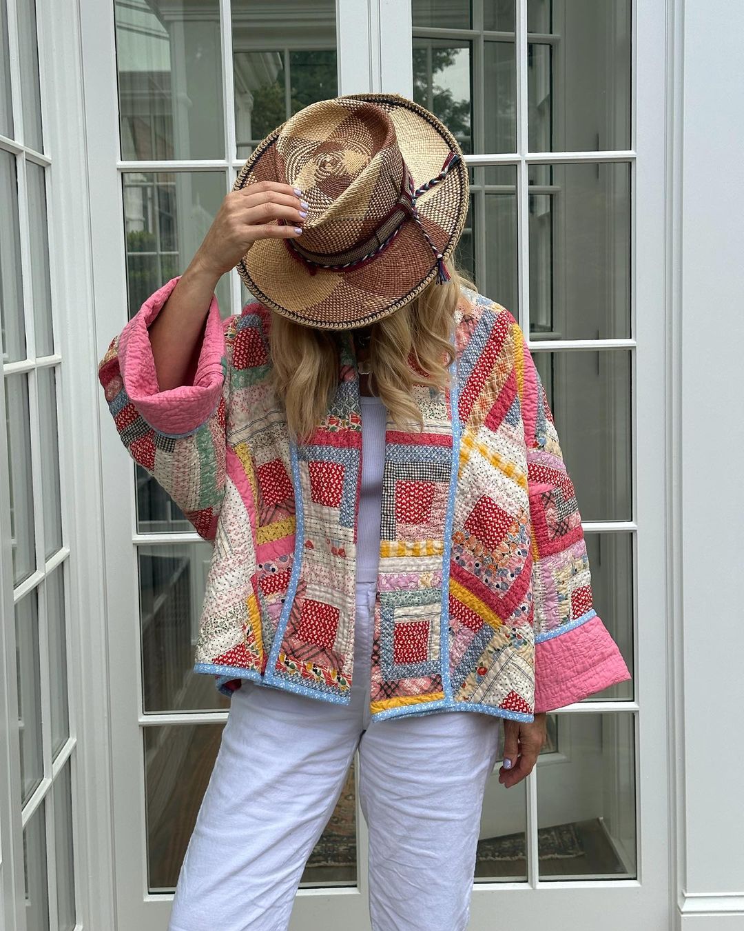 LM | stylish patchwork quilted jacket