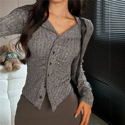 LM | Knitted sweater collar