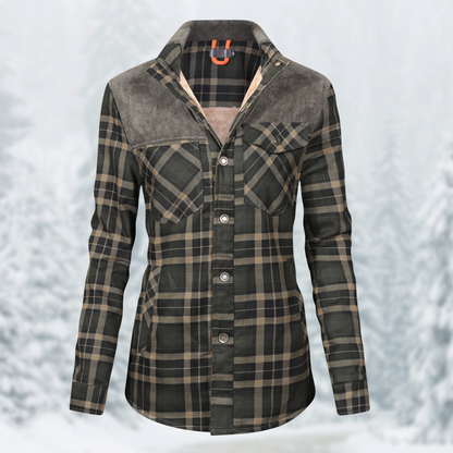 LM | Flannel hiking jacket for women