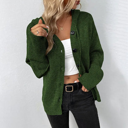 LM | Cozy cardigan with hood