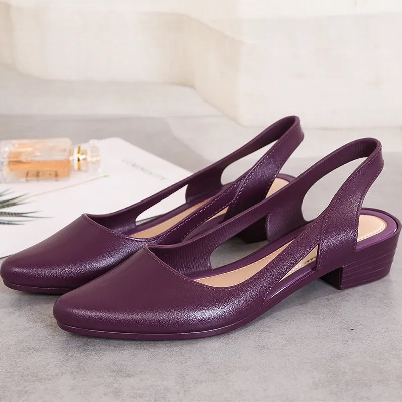 LM | Elegant slingback flats