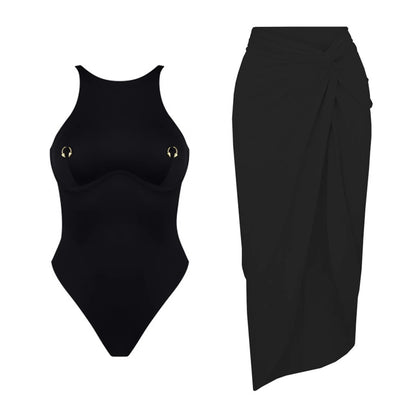 Inspired Bathing Suit With a Contemporary Edge