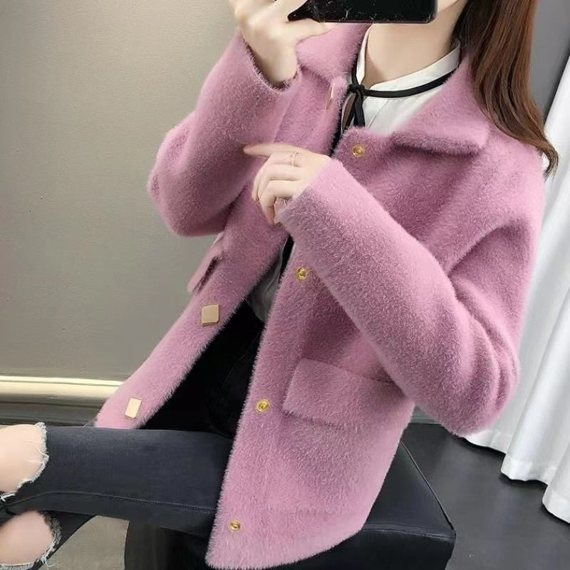 LM | IqraJacket I Fur jacket for women