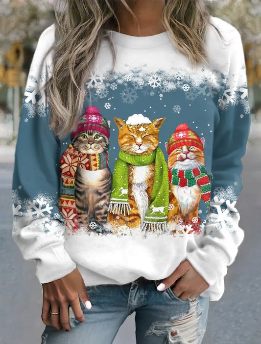 LM | Sweater with Christmas motif