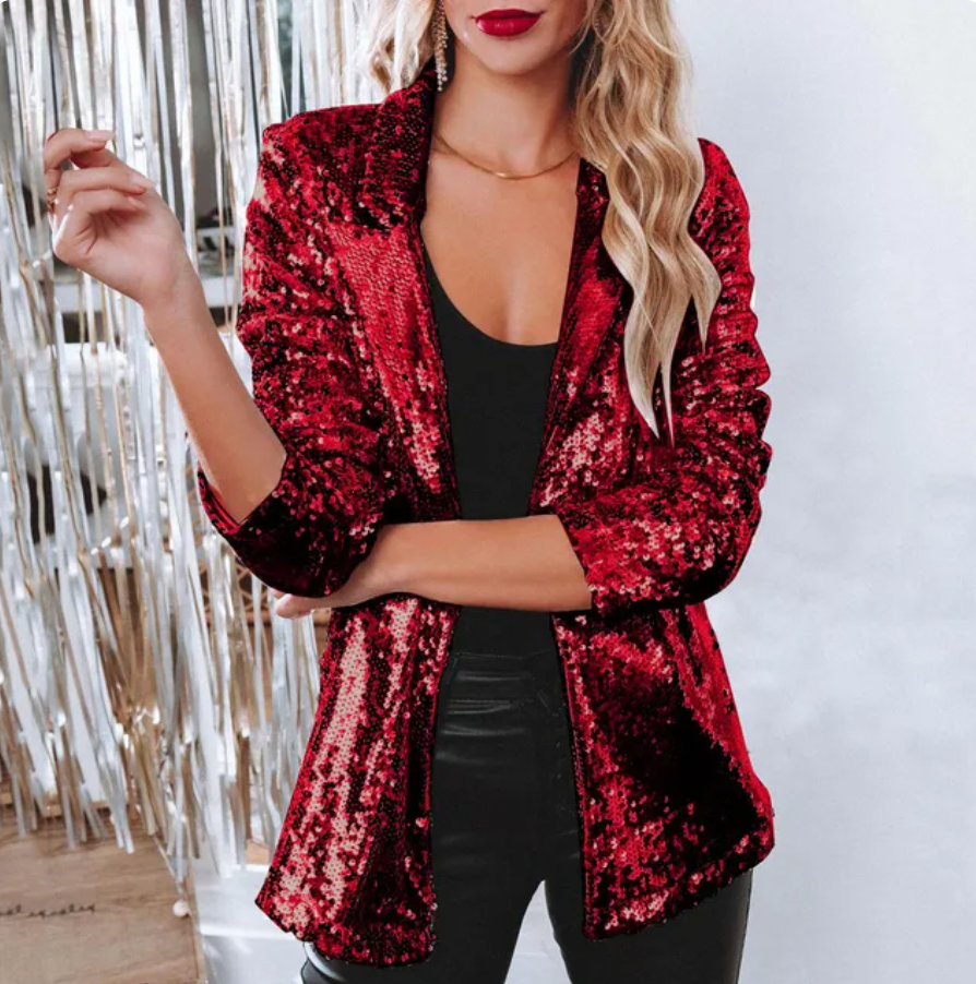 LM | Sequin blazer for women