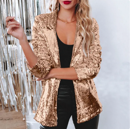 LM | Sequin blazer for women