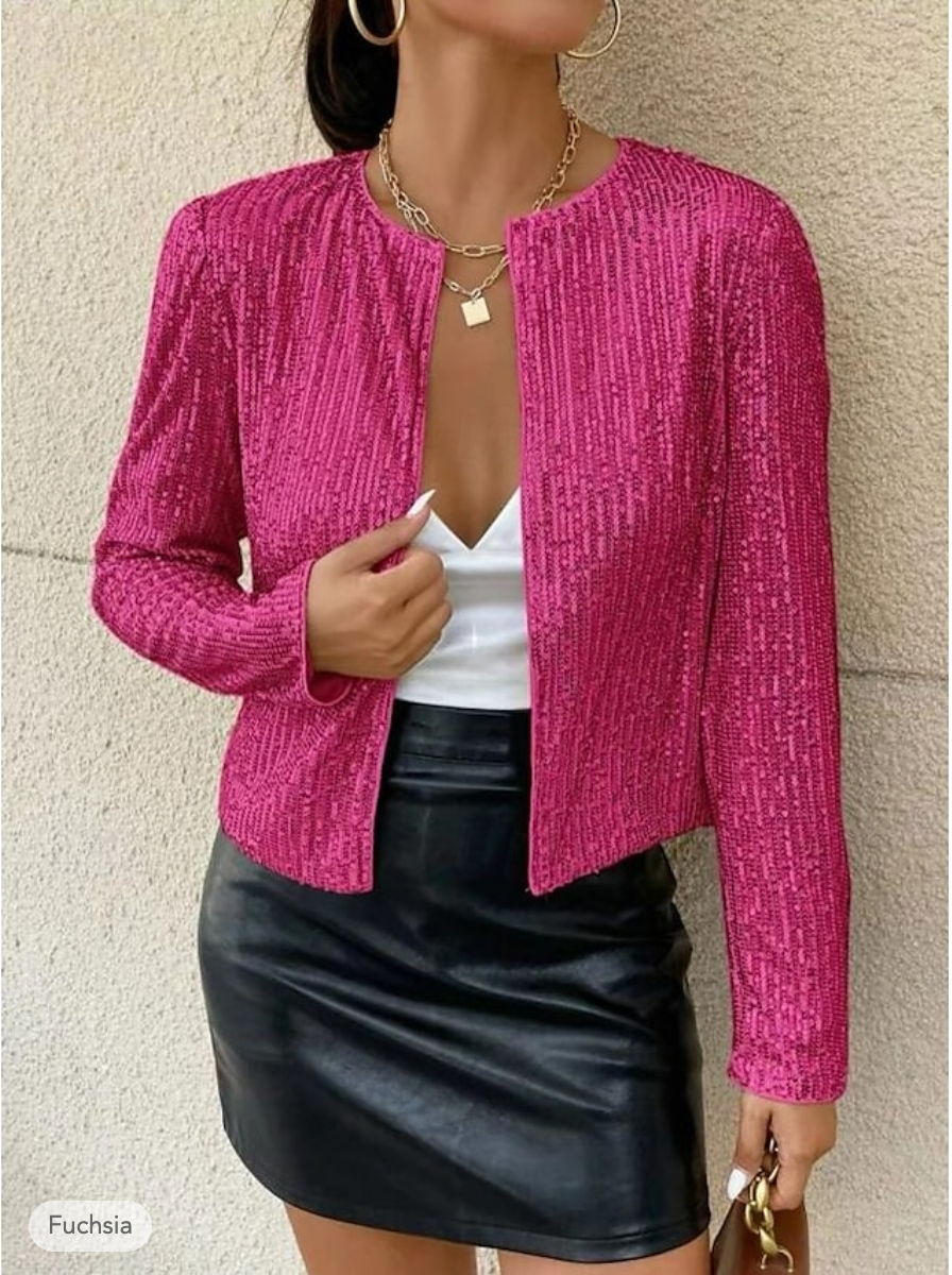 LM | Unique glitter blazer
