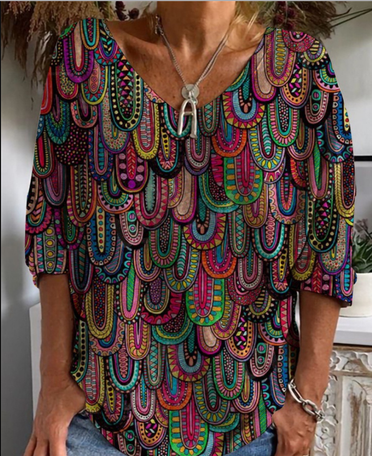 LM | Relaxed and stylish blouse