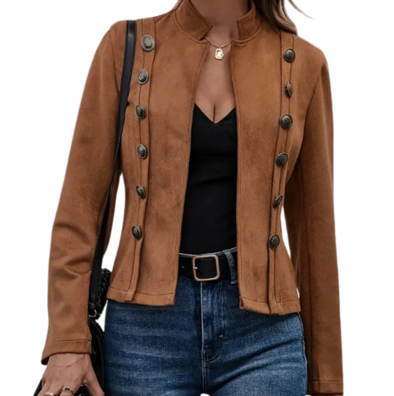 LM | stylish double-breasted ladies' jacket