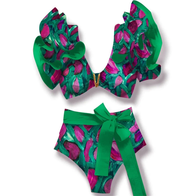 Inspired Bathing Suit With a Contemporary Edge