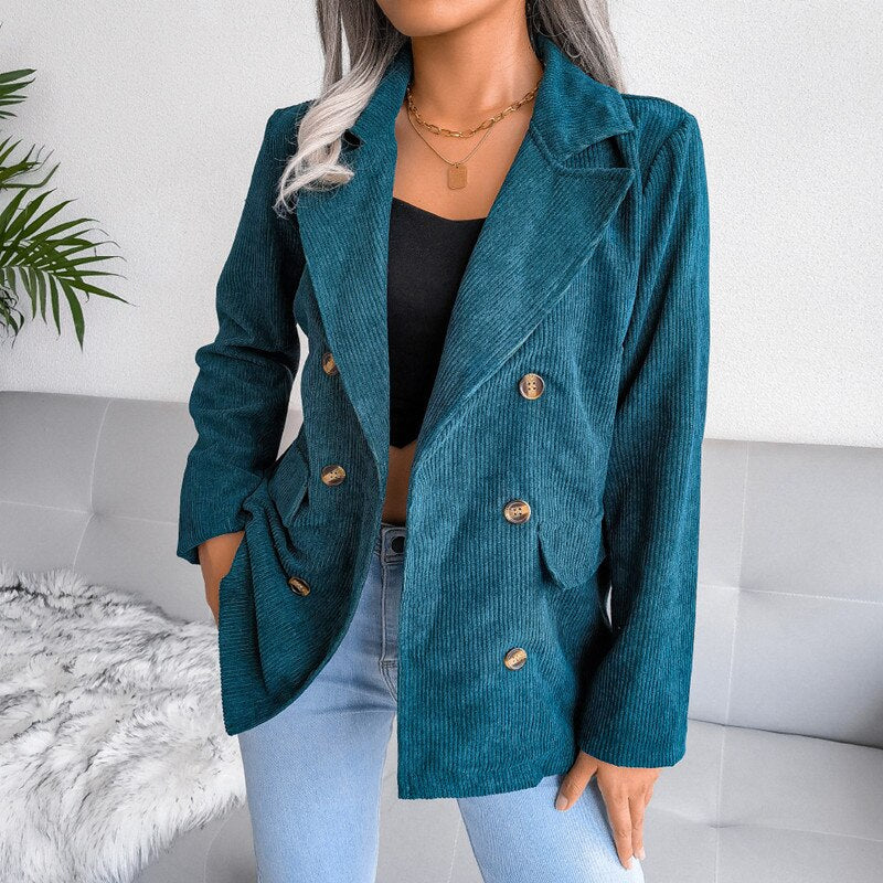 LM | VioletBlazer I Monochrome blazer for women