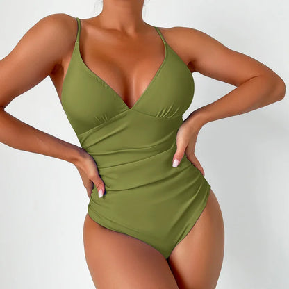 Beautifully Finished Bathing Suit in a Timeless Design