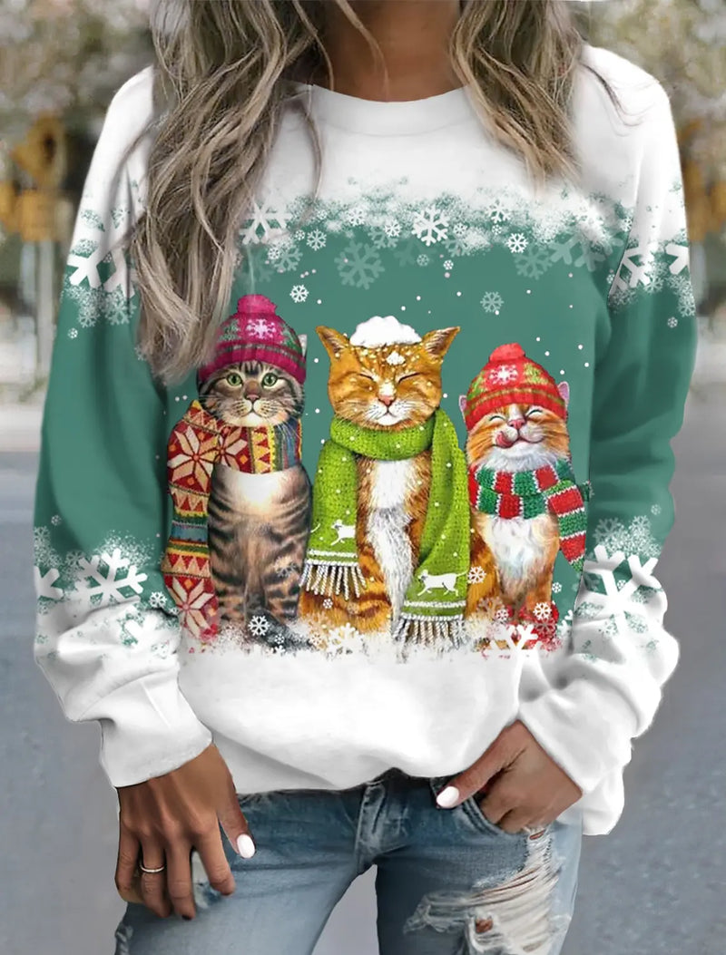 LM | Sweater with Christmas motif