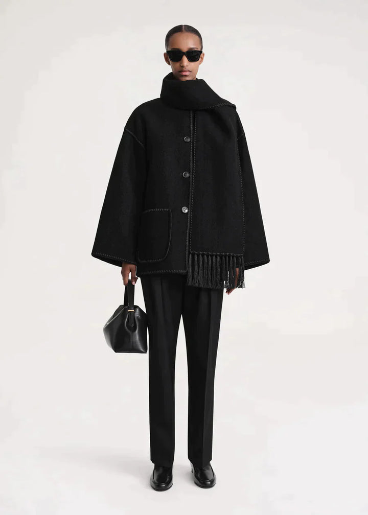 LM | Luxury jacket with scarf