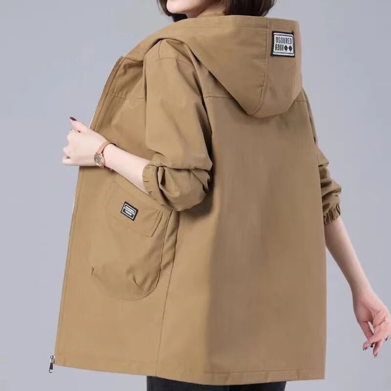 LM | Long spring coat with hood