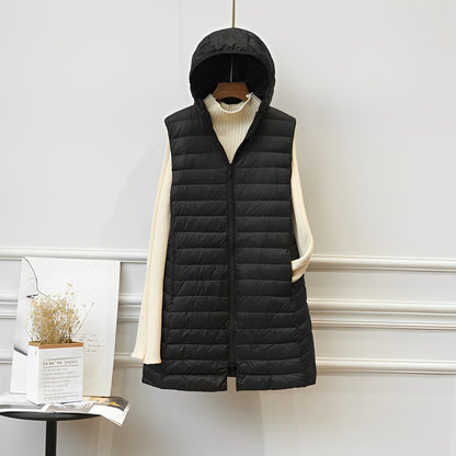 LM | Sleeveless long jacket