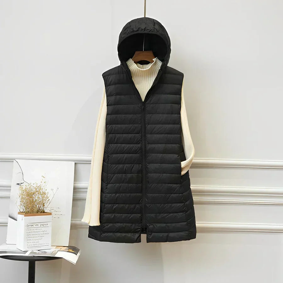 LM | long jacket without sleeves