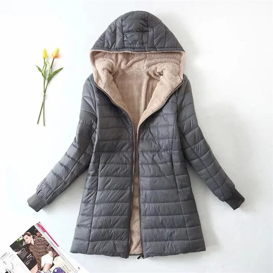 LM | Loose hooded jacket