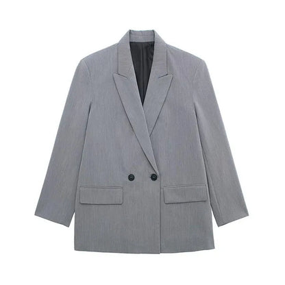 LM | elegant long-sleeved blazer with a structured design