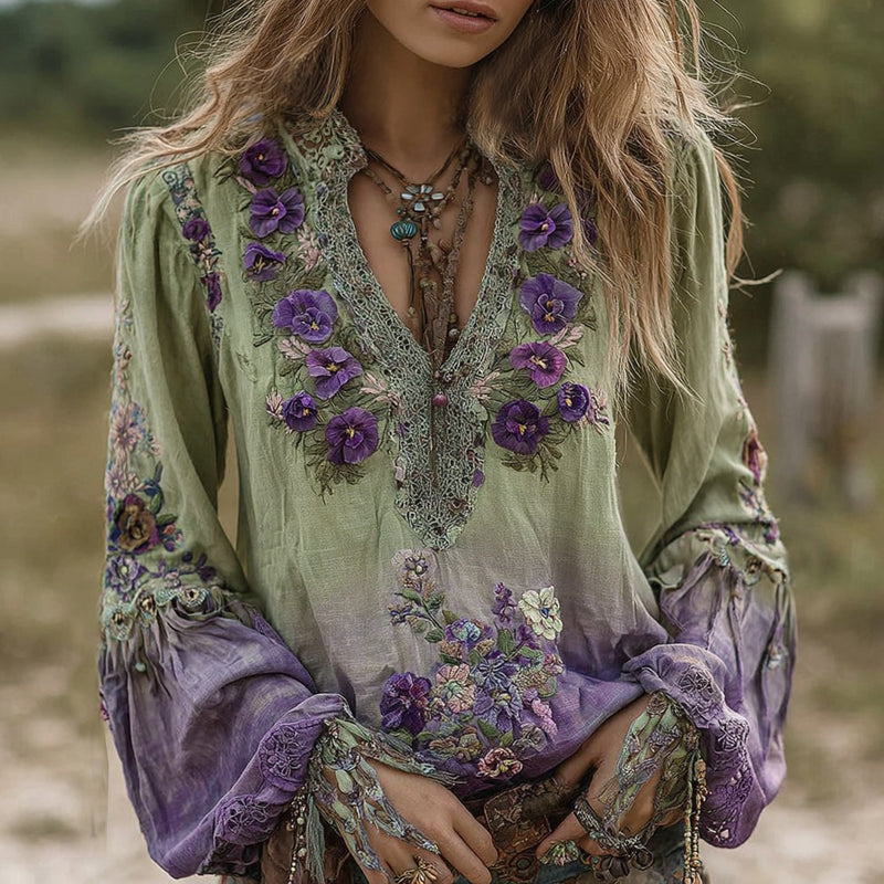 Timeless Vintage Style Blouse