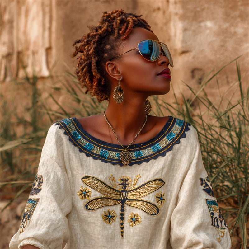 Timeless Vintage Style Top