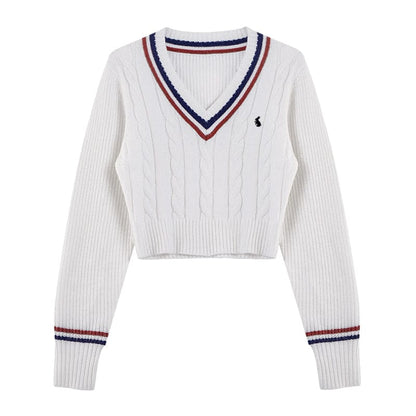 LM | Korean fashion knitted sweater