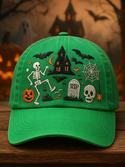 Halloween Printed Casual Unisex Hat artswardrobe