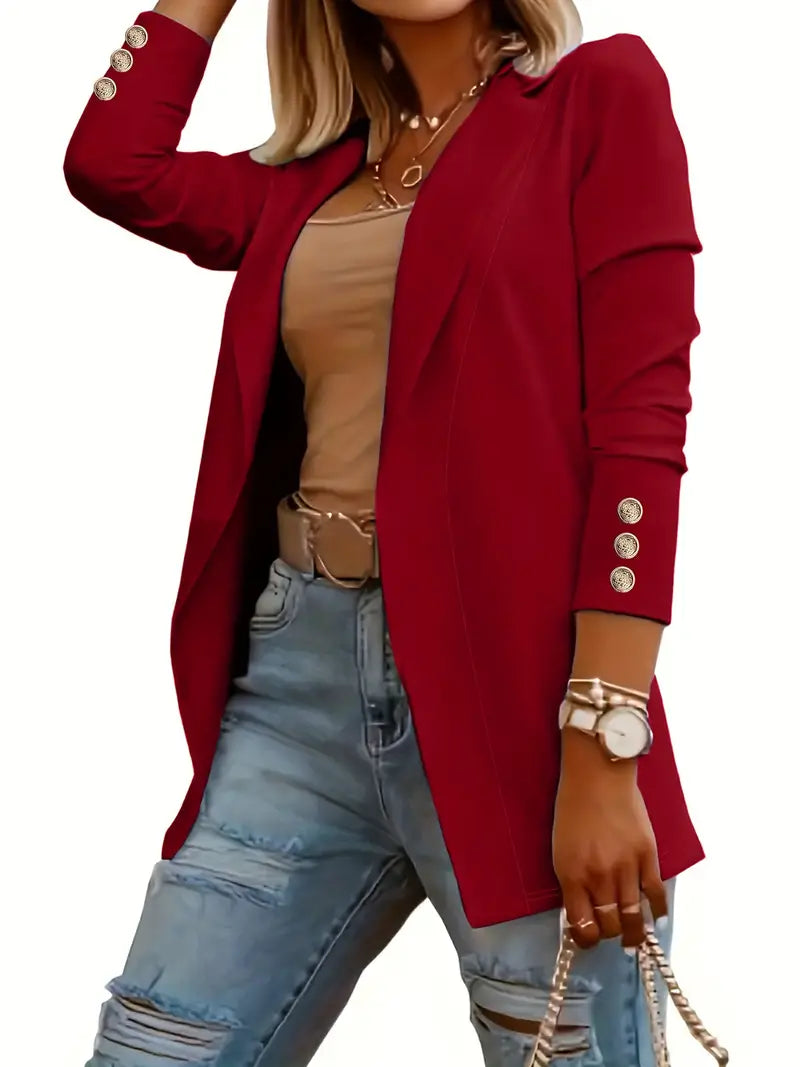 LM | elegant long-sleeved blazer for spring