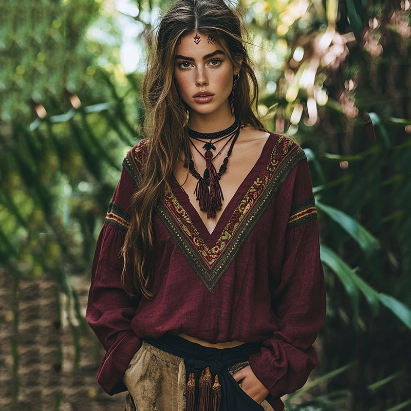 Timeless Vintage Style Blouse