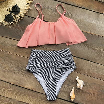 Auristela® | Colorful Bikini With Ruffles