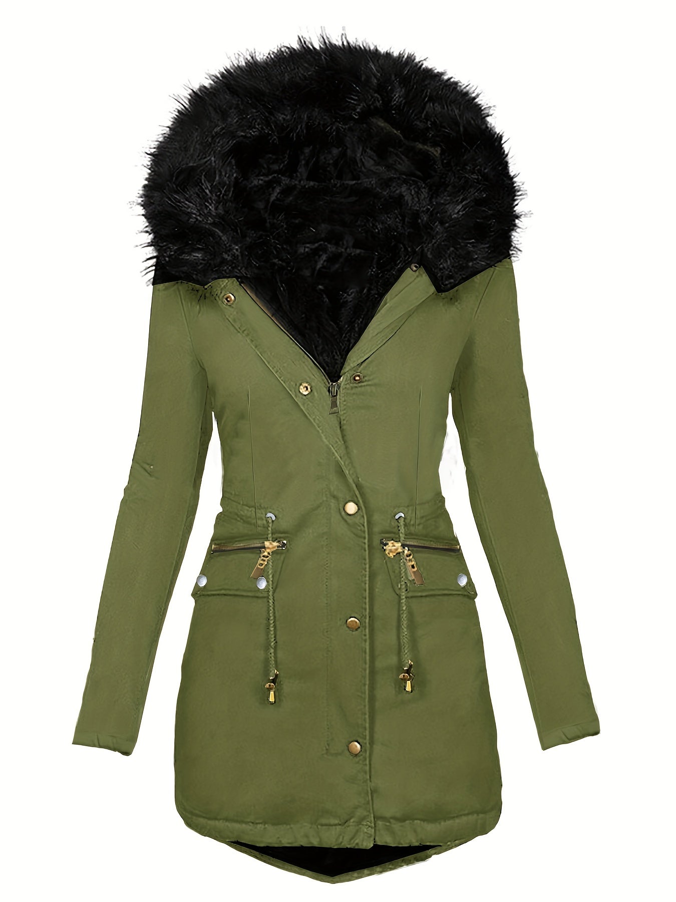 LM | Cozy fur coat for women