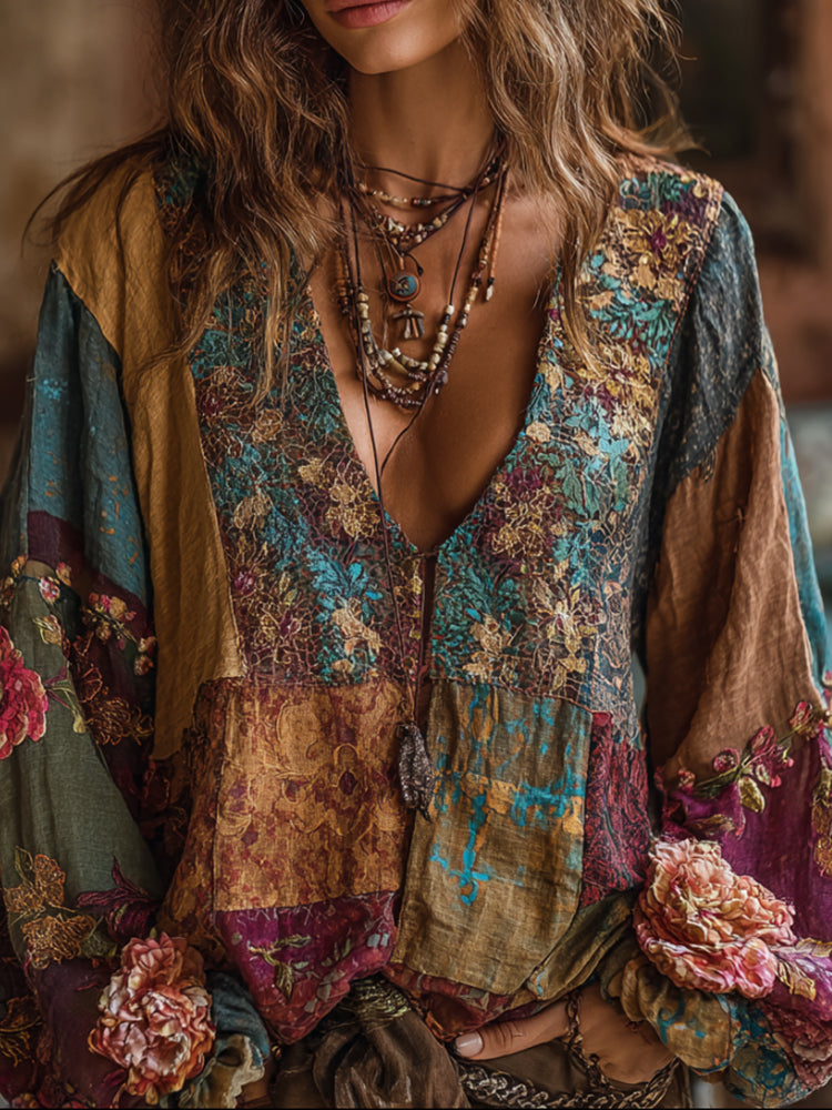 Timeless Vintage Style Top