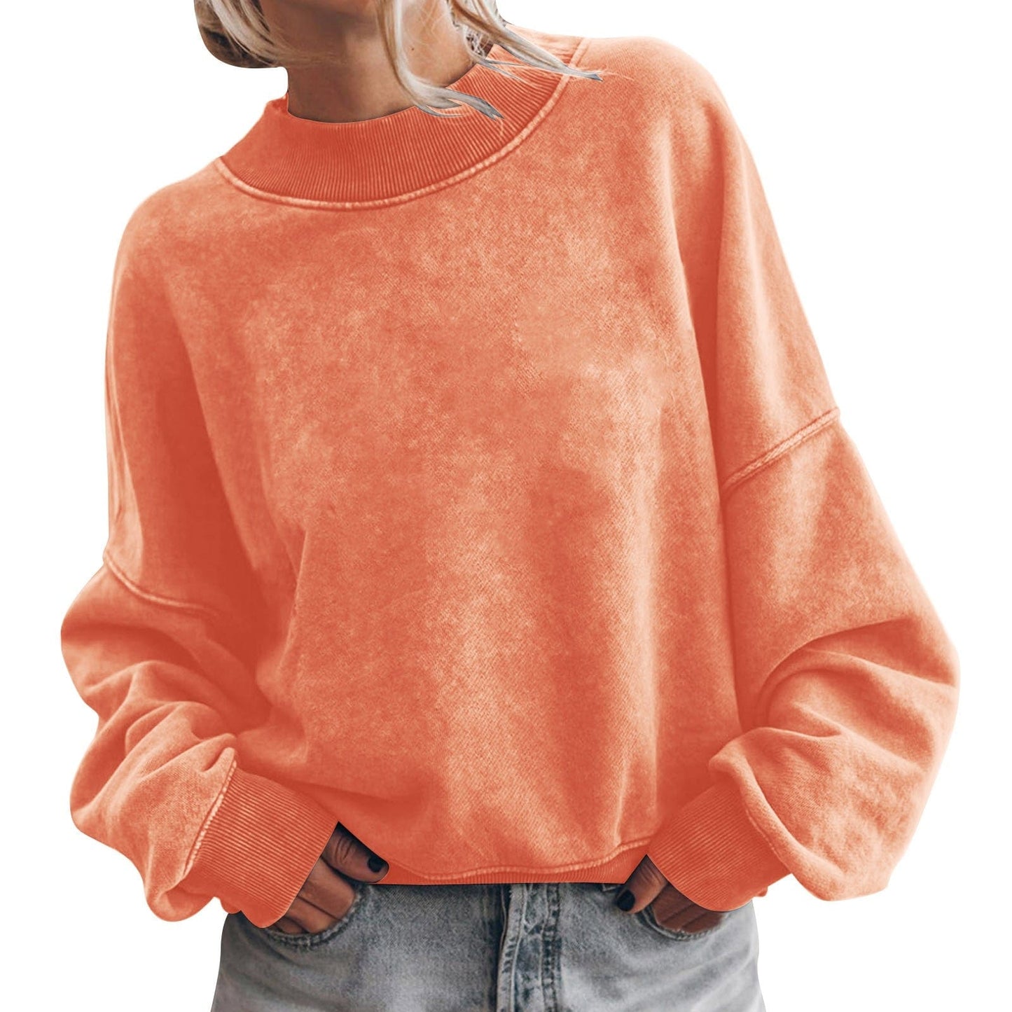 LM | Plain long sleeve sweater