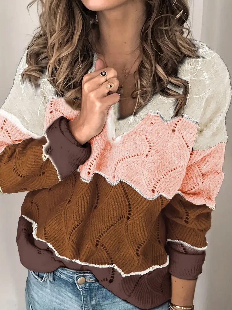 LM | Sweater with V-neck
