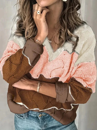 LM | Sweater with V-neck