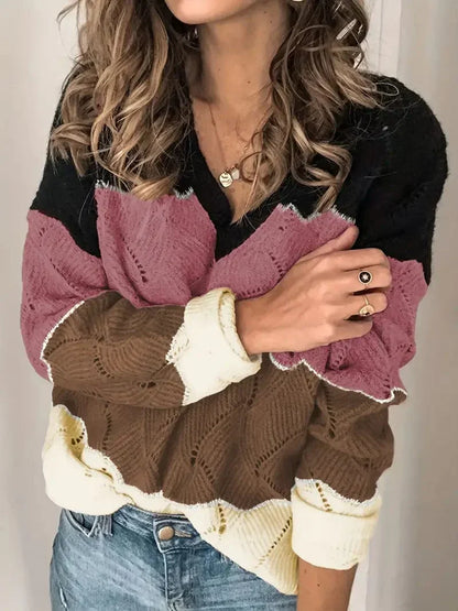 LM | Sweater with V-neck