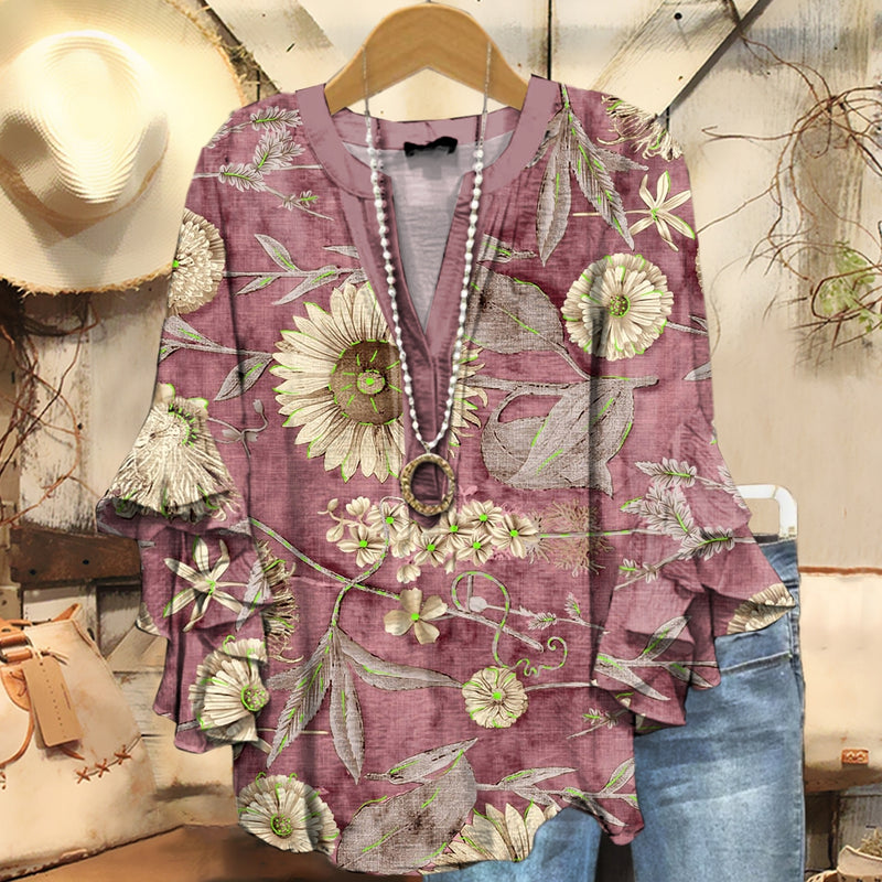 Timeless Vintage Style Top