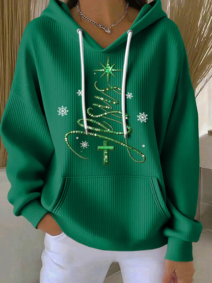 Comstylish Women's Casual Faith Christmas Hoodie